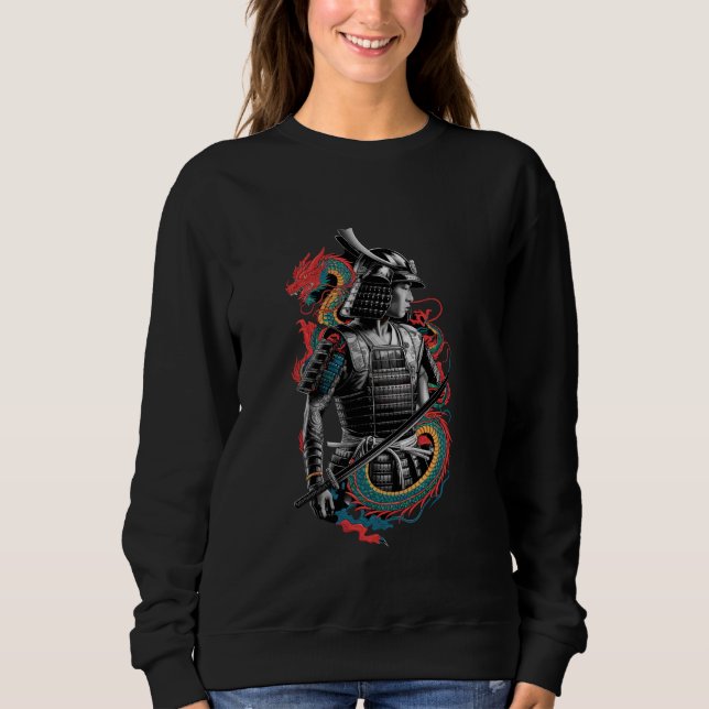 Camiseta Espírito Samurai com poder de símbolo do dragão (Frente)