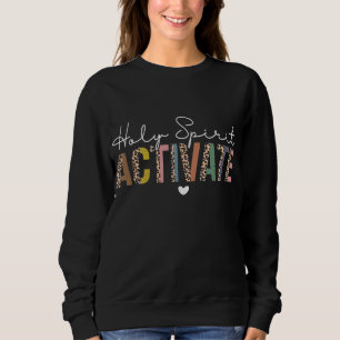 Camiseta Espírito Santo Ativa Cristãos Leopardo Jesus Amor