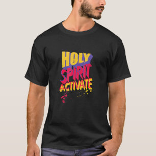 Camiseta Espírito Santo Ativa Religião Cristã Engraçado