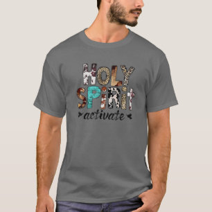 Camiseta Espírito Santo Ativar Cabeleireiro Cowhide Cowboy