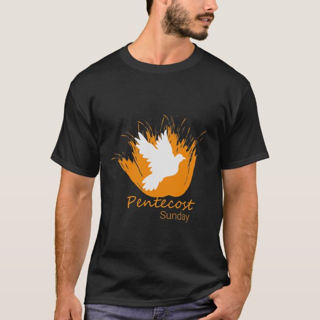 Camiseta Espírito Santo - Camisa-T Pentecost (Frente)