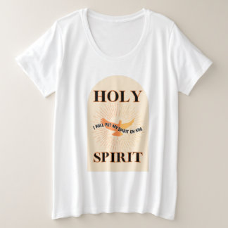 Camiseta Espírito Santo de Deus Camisa-T de tamanho mais al