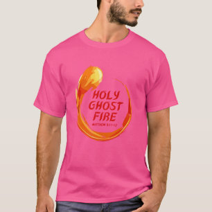 Camiseta Espírito Santo de Fogo Espírito Brilhante Cheio de
