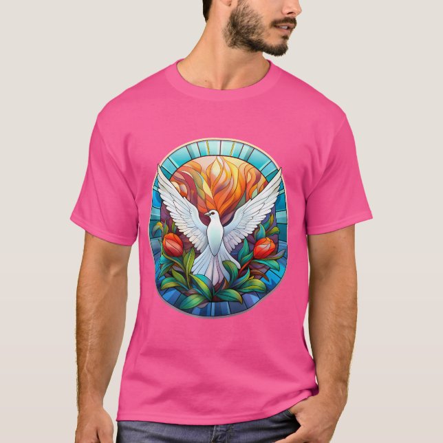 Camiseta Espírito Santo Louvando Jesus Espírito Santo Doce  (Frente)