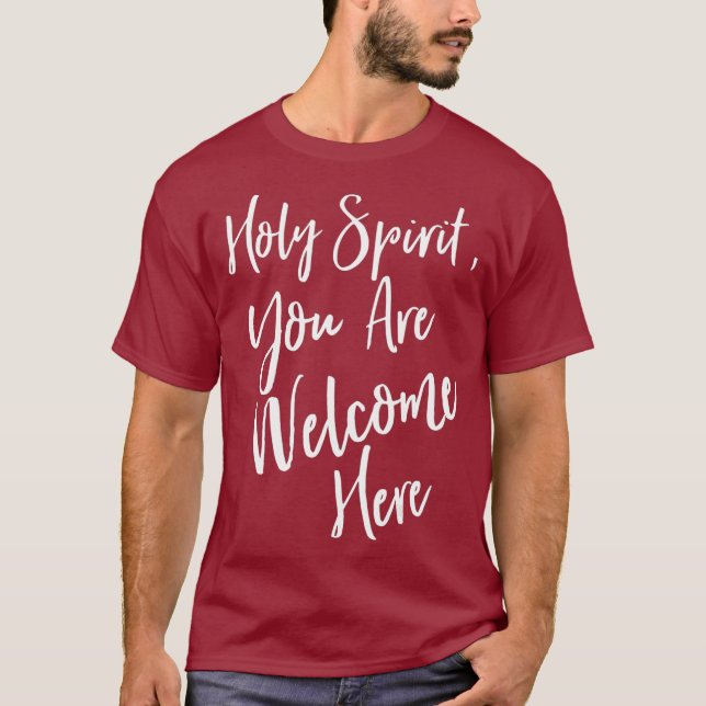 Camiseta Espírito Santo Que Você É Bem-Vindo Aqui Fé Espera (Frente)