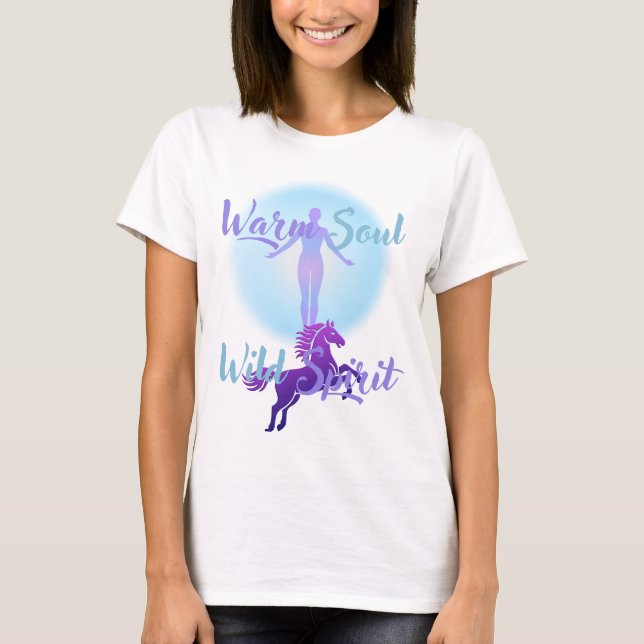Camiseta Espírito Selvagem Alma Quente (Frente)