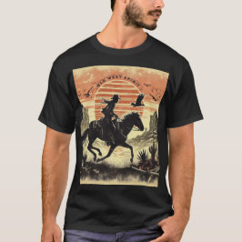 Camiseta Espírito Selvagem Ocidental: Aventura Cowboy
