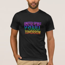 Camiseta Espírito Unido Orgulhoso Amanhã