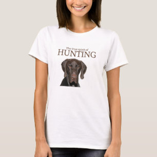 Camiseta Espírito verdadeiro do urso lustroso da caça