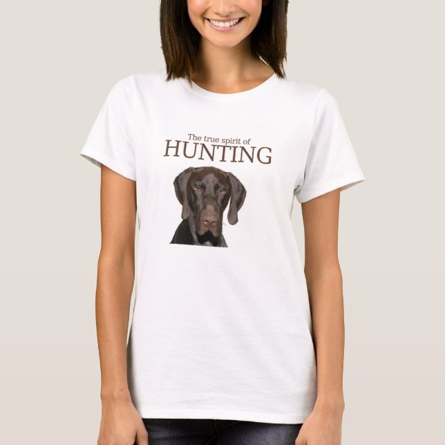 Camiseta Espírito verdadeiro e brilhante da caça (Frente)