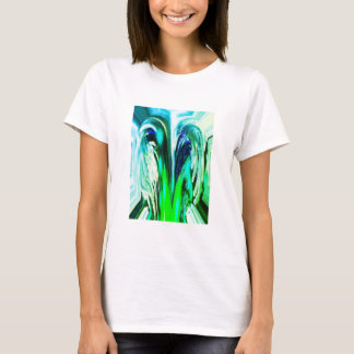 Camiseta Espírito verde de Natal da natureza festivo elegan