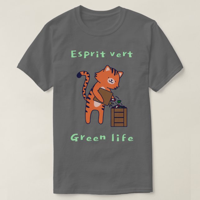 Camiseta Espírito verde Vida verde (Frente do Design)
