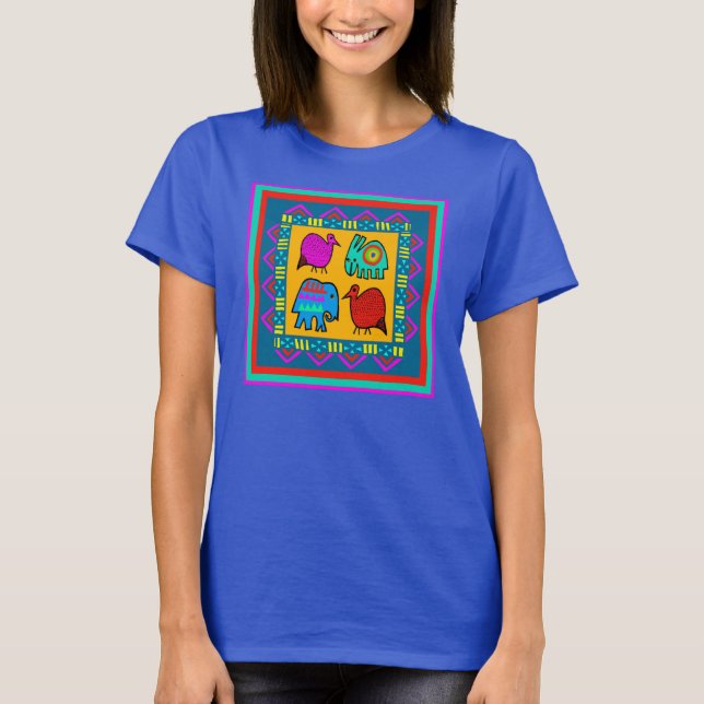 Camiseta Espíritos Animais Tribais (Frente)