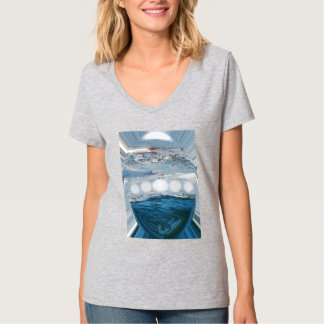 Camiseta Espíritos de férias no oceano verão elegante