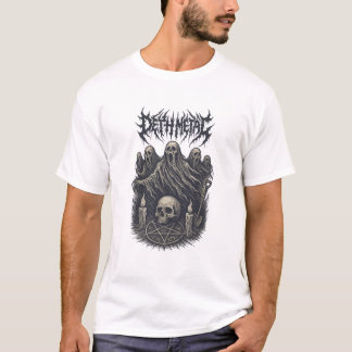 Camiseta Espíritos Etéreos de Death Metal – Arte Oculta Ass