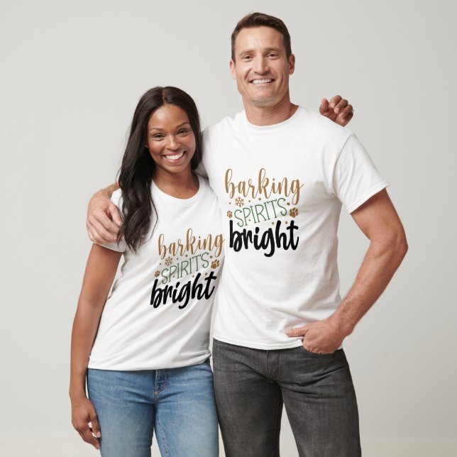 Camiseta Espíritos Latindo Brilhantes - Natal (Unissex)