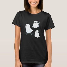 Camiseta Espíritos livres - Camisa-T-Fantasma - Teto Adulto