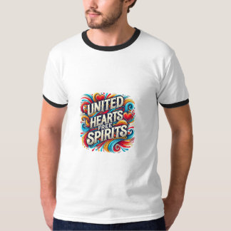 Camiseta Espíritos Livres de Corações Unidos