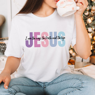 Camiseta Espiritual, Católico, Motivacional, Mensagem, Reli