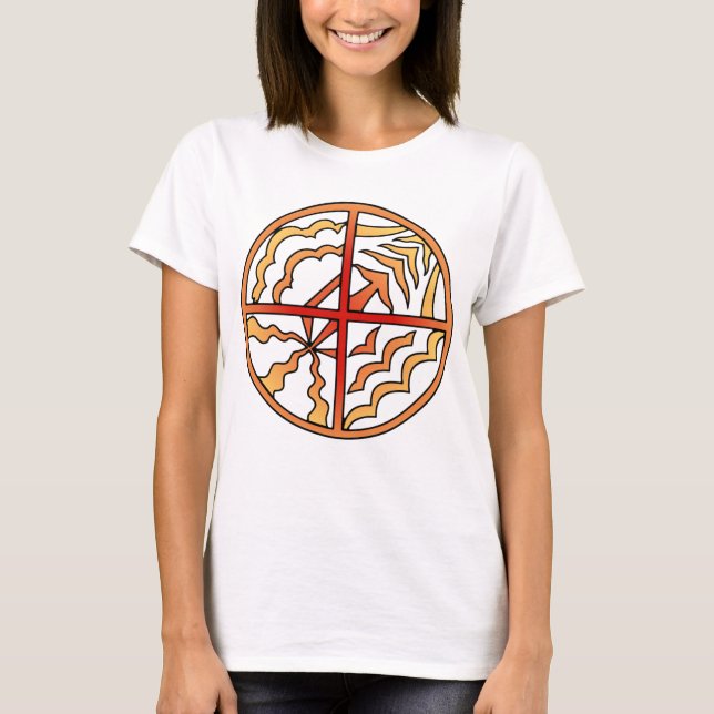 Camiseta espiritual espiritual das mulheres (Frente)