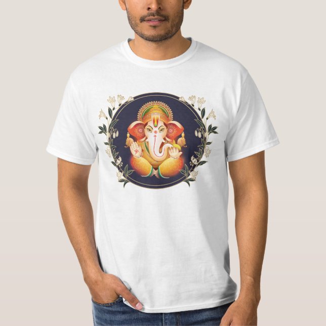 Camiseta Espiritual Hindu Lord Ganesha (Frente)