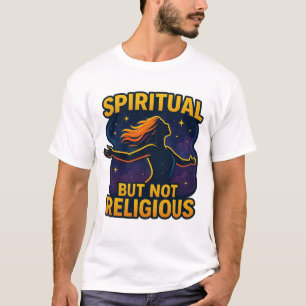 Camiseta "Espiritual, mas não religioso" - Espírito Livre C