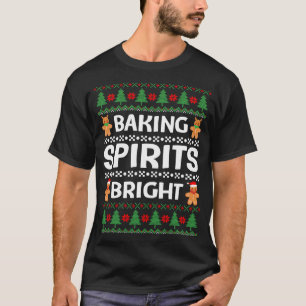 Camiseta Espirituetas Brilhantes Feliz Natal Baker T