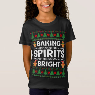 Camiseta Espirituetas Brilhantes Feliz Natal Baker T
