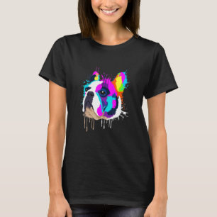 Camiseta Esplash Art French Buldog Men Women Dog