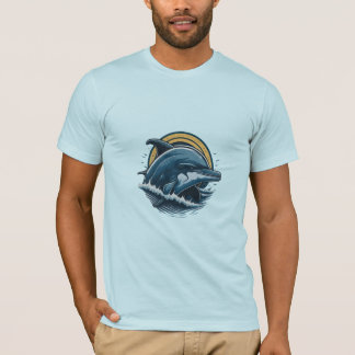 Camiseta Esplash de golfinhos majestosos