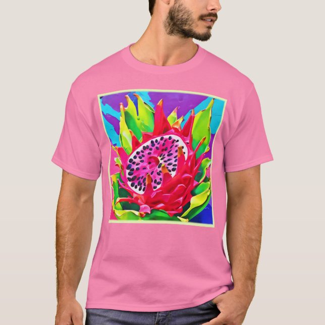 Camiseta Esplendor de Fruta Neon Dragon (Frente)