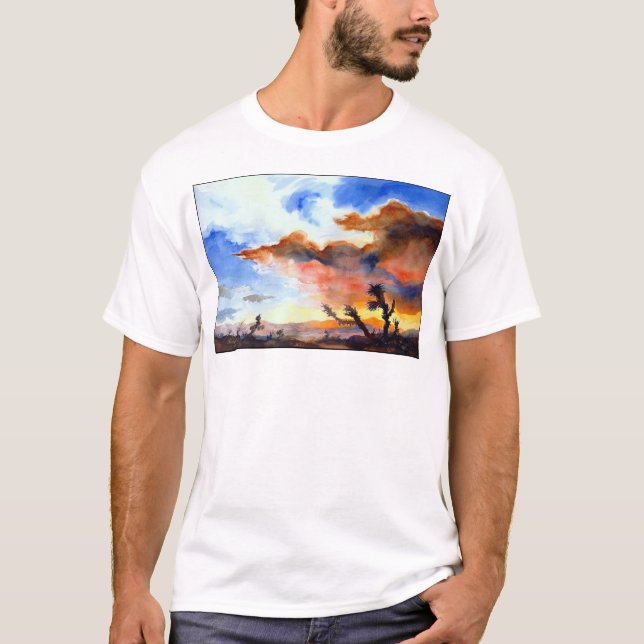Camiseta Esplendor do deserto do Mohave (Frente)
