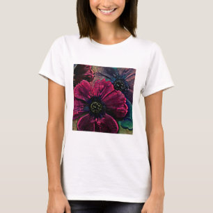 Camiseta Esplendor Vitoriano: Design Floral Exquisita