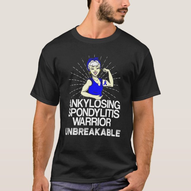 Camiseta Espondilite Anquilosante Sobrevive à Guerra do Her (Frente)