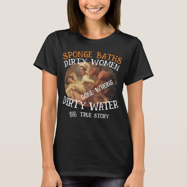 Camiseta Esponge Baths Suja Water Suja Women True Story (Frente)