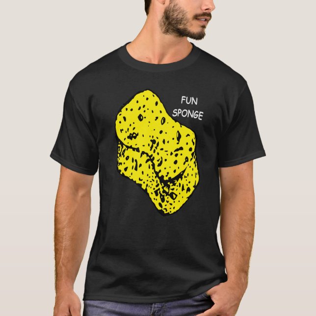 Camiseta Esponja Divertida Que Estraga a Festa (Frente)