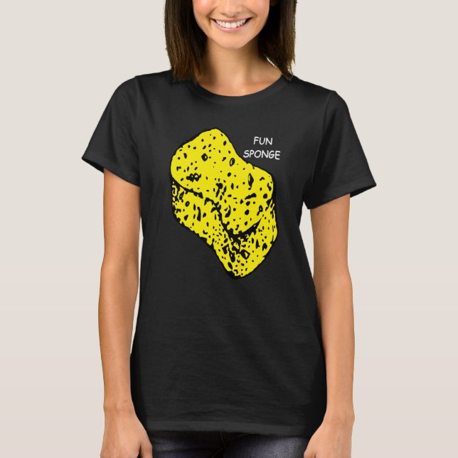 Camiseta Esponja Divertida Que Estraga a Festa (Frente)