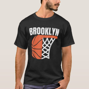 Camiseta Espor gráfico da rede de basquetebol do Brooklyn N