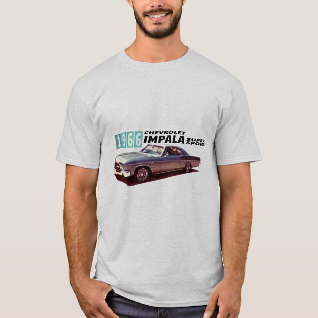 Camiseta Esporte 1966 super de Chevrolet Impala (Frente)