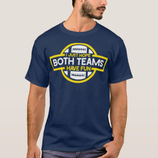 Camiseta ESPORTE Ambas As Equipes Se Divertem
