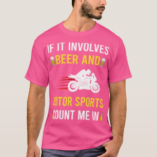 Camiseta Esporte Automóvel De Cerveja