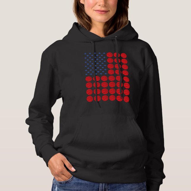 Camiseta Esporte Bandeira dos EUA Basquetebol  5 (Frente)