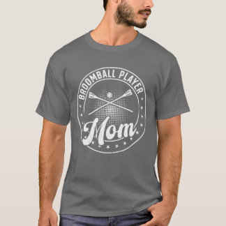 Camiseta Esporte Broomball Jogador Broomball Mãe retrô
