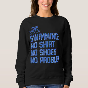 Camiseta Esporte da Equipe de Natações de Nadação