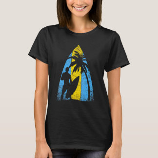 Camiseta Esporte de água do oceano de surfe surfista pranch