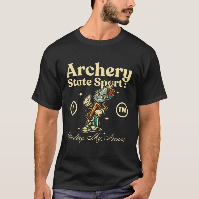 Camiseta esporte de arco estado (Frente)