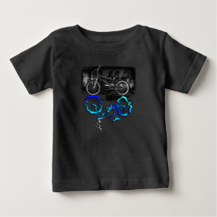 Camiseta Esporte de Bicicleta BMX Reflexão Colorida