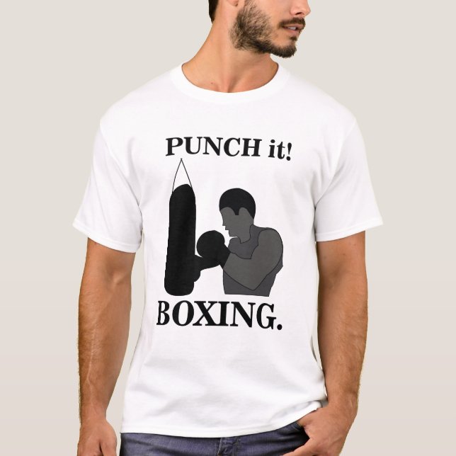 Camiseta Esporte de Boxe Soco Boxe (Frente)