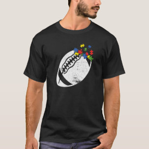 Camiseta Esporte de Futebol Americano Vintage Retrô Coração