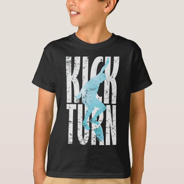 Camiseta Esporte de Kickturn de Skate (Frente)